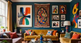 bold expressive wall decor
