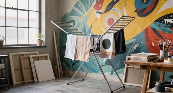 drying racks in studios