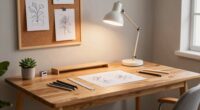 efficient compact desk design