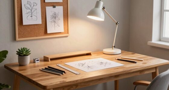 efficient compact desk design