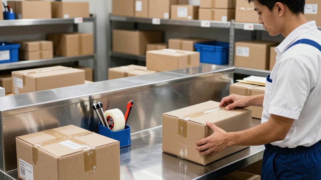 efficient organized packing workflow