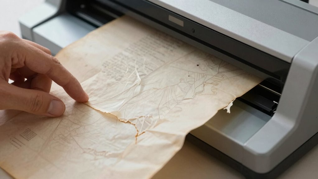 fragile paper scanning challenges