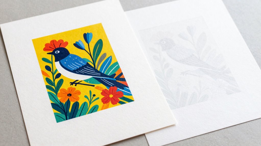 high opacity paper prevents ink bleed