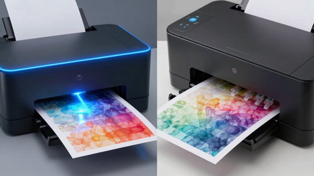 laser vs inkjet production
