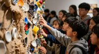 material focused art appeal