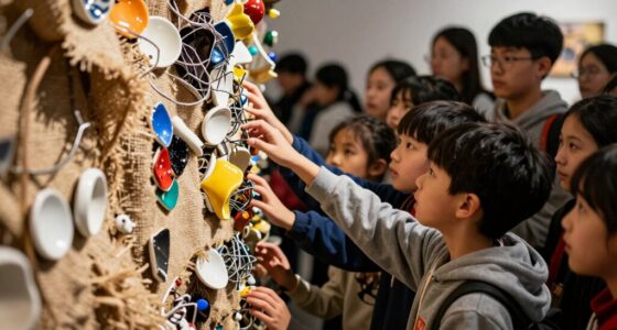 material focused art appeal