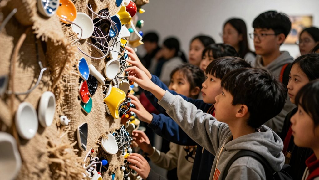 material focused art appeal