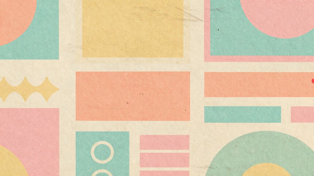 nostalgic fonts and colors