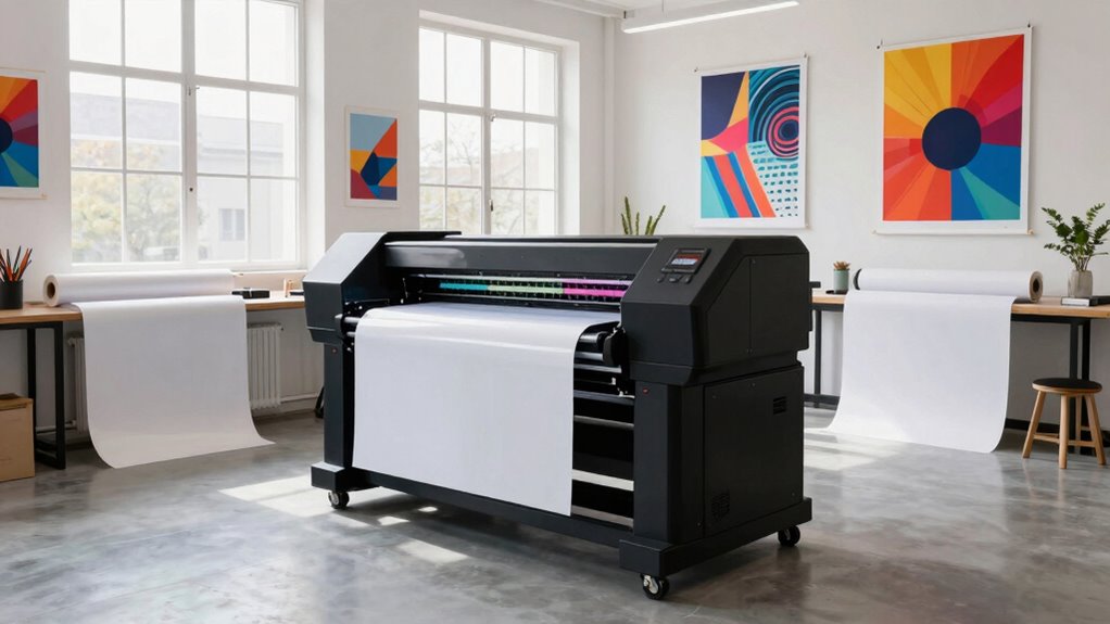 optimal large format printer placement