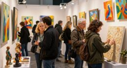 physical connections enhance art sales