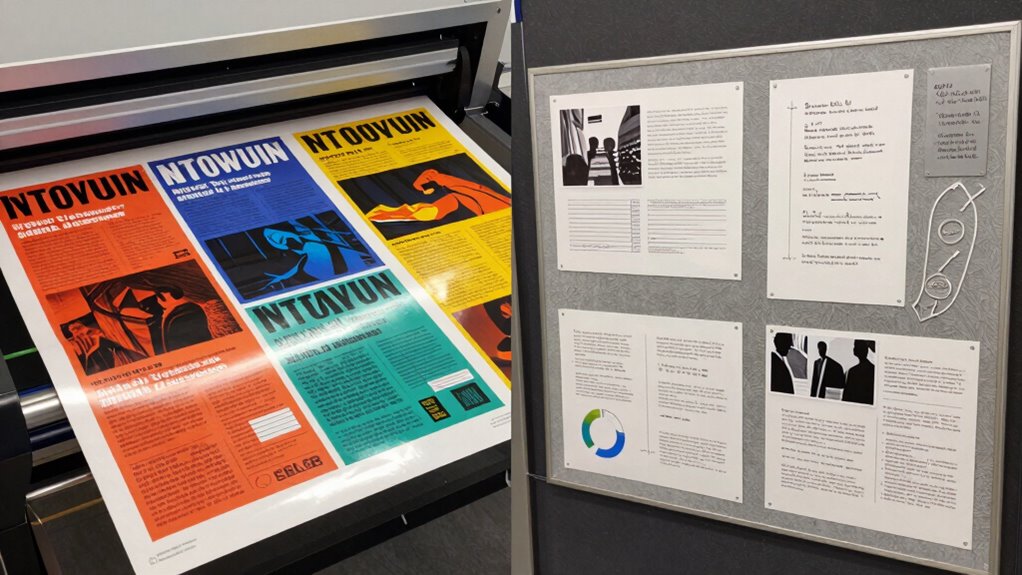 poster vs presentation board