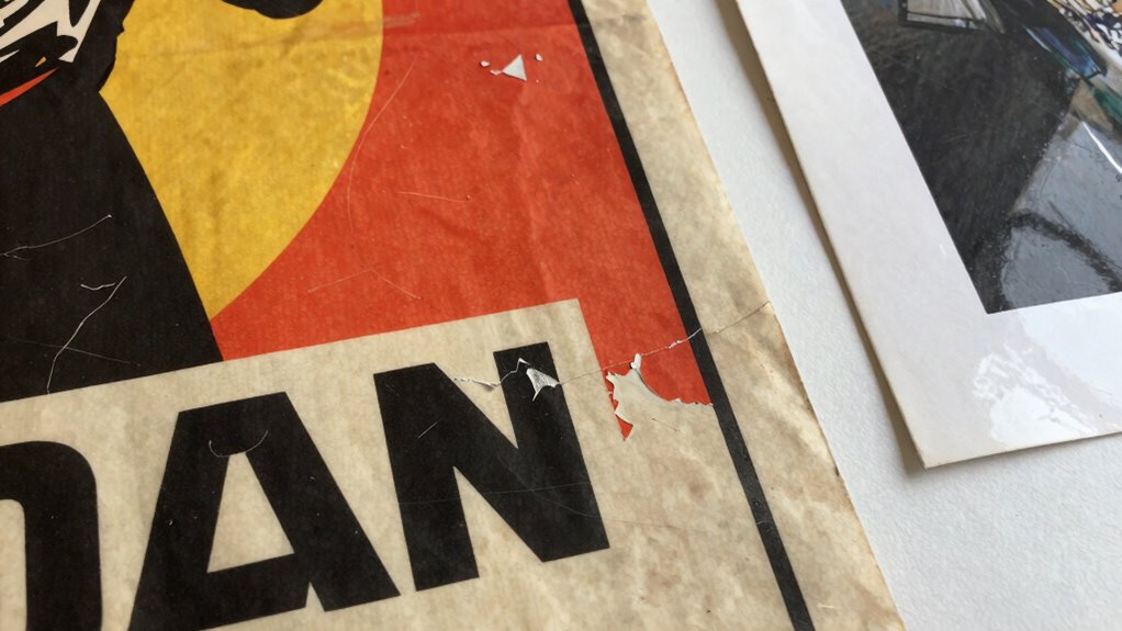 preserving vintage poster integrity