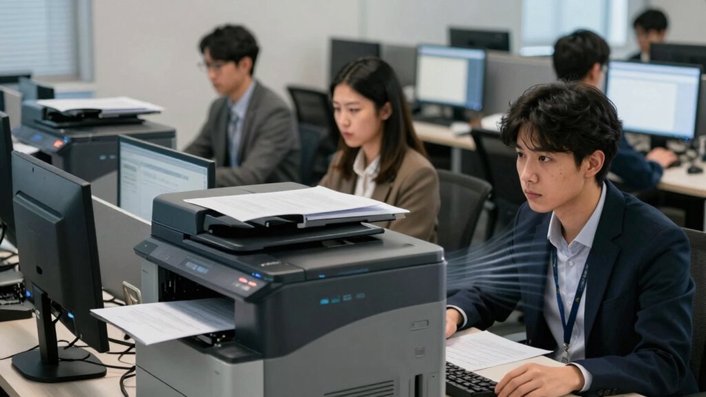 printer noise impacts productivity