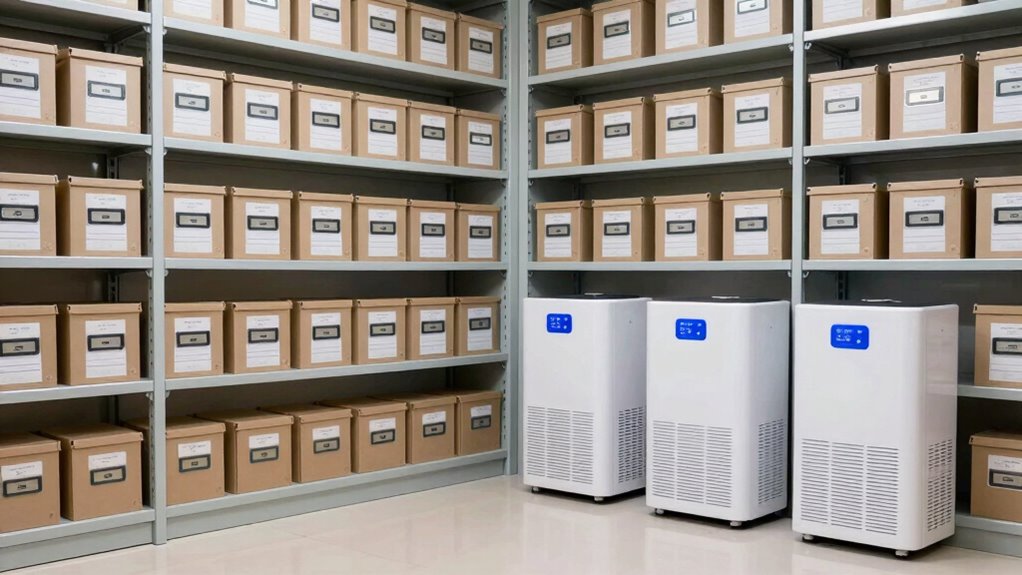 proper archive room humidity control