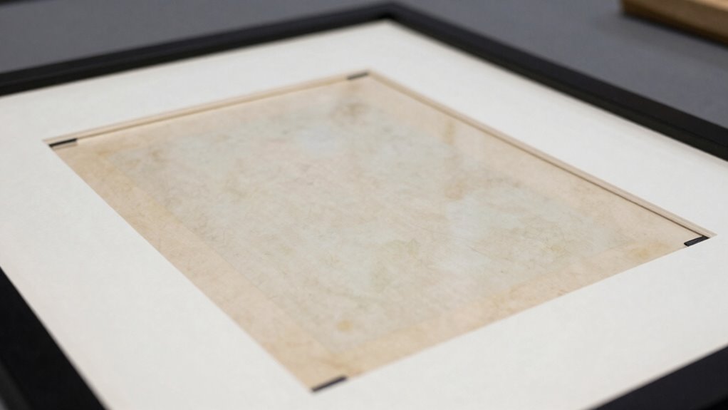 protective acid free conservation framing