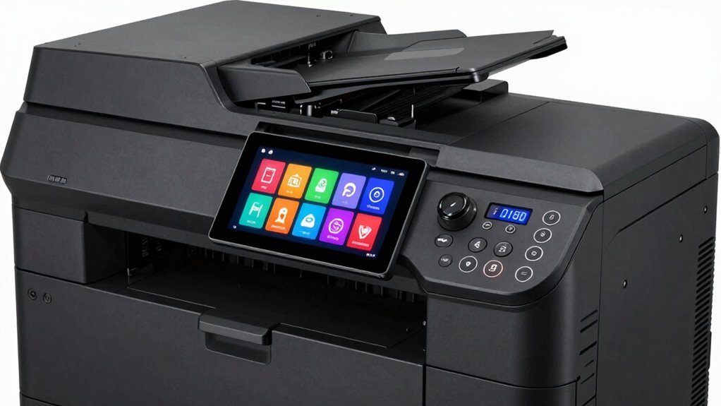 touchscreens enhance printer usability