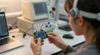 ESP-EEG is an affordable 8-channel biosensing board