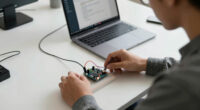 Hosting a website on an 8-bit microcontroller