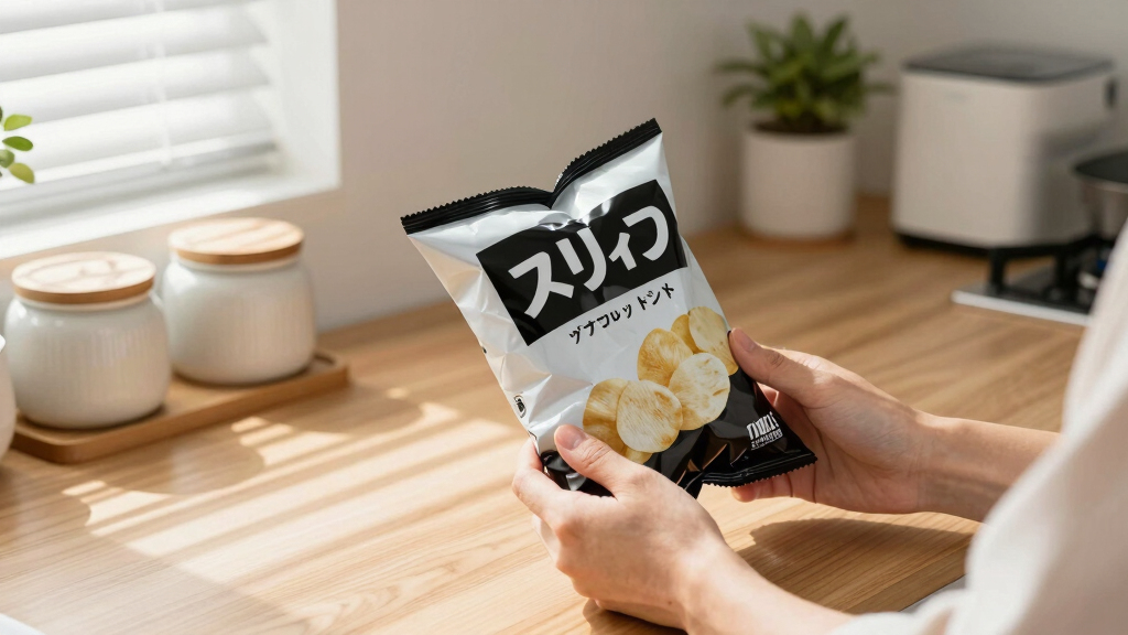 Why Japanese potato chip bags are turning black and white