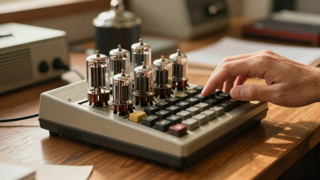 Powering up a module from the IBM 604: an electronic calculator from 1948