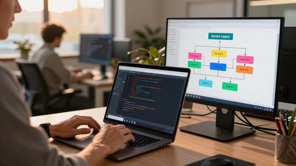The deployment. How the AI labs verticallyintegrated into the serviceslayer — the Palantir modelat scale.
