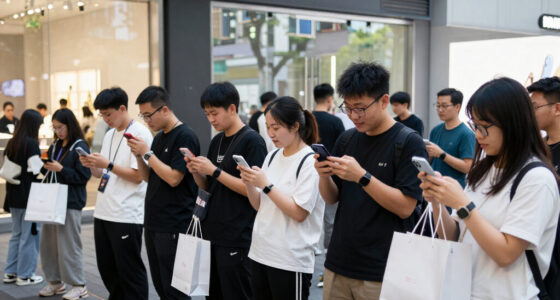Apple's iPhone 18 Goes On Sale As Customers Line Up At Stores Worldwide