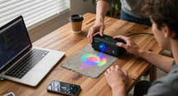 Show HN: Laser Graffiti