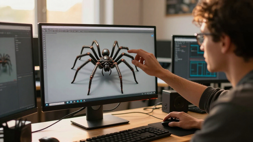 Meet The Artist Who Built A Giant Spider For A Virtual World